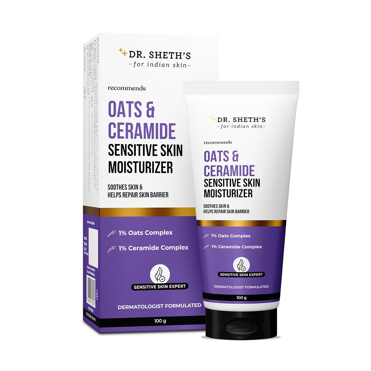 Dr Sheth’s Oats & Ceramide Sensitive Skin Moisturizer 100g