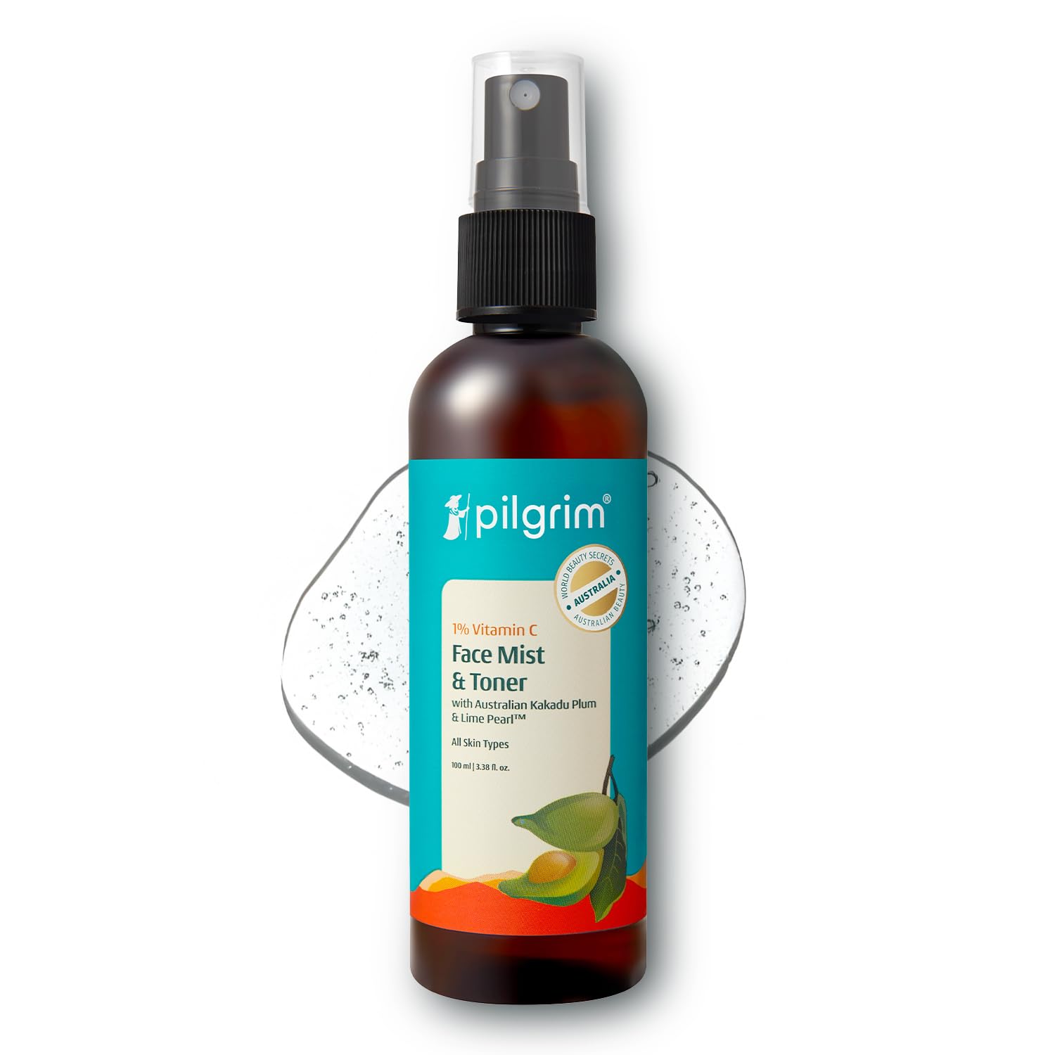 Pilgrim Australian 1% Vitamin C Toner With Kakadu Plum & Lime Pearl 100 ml