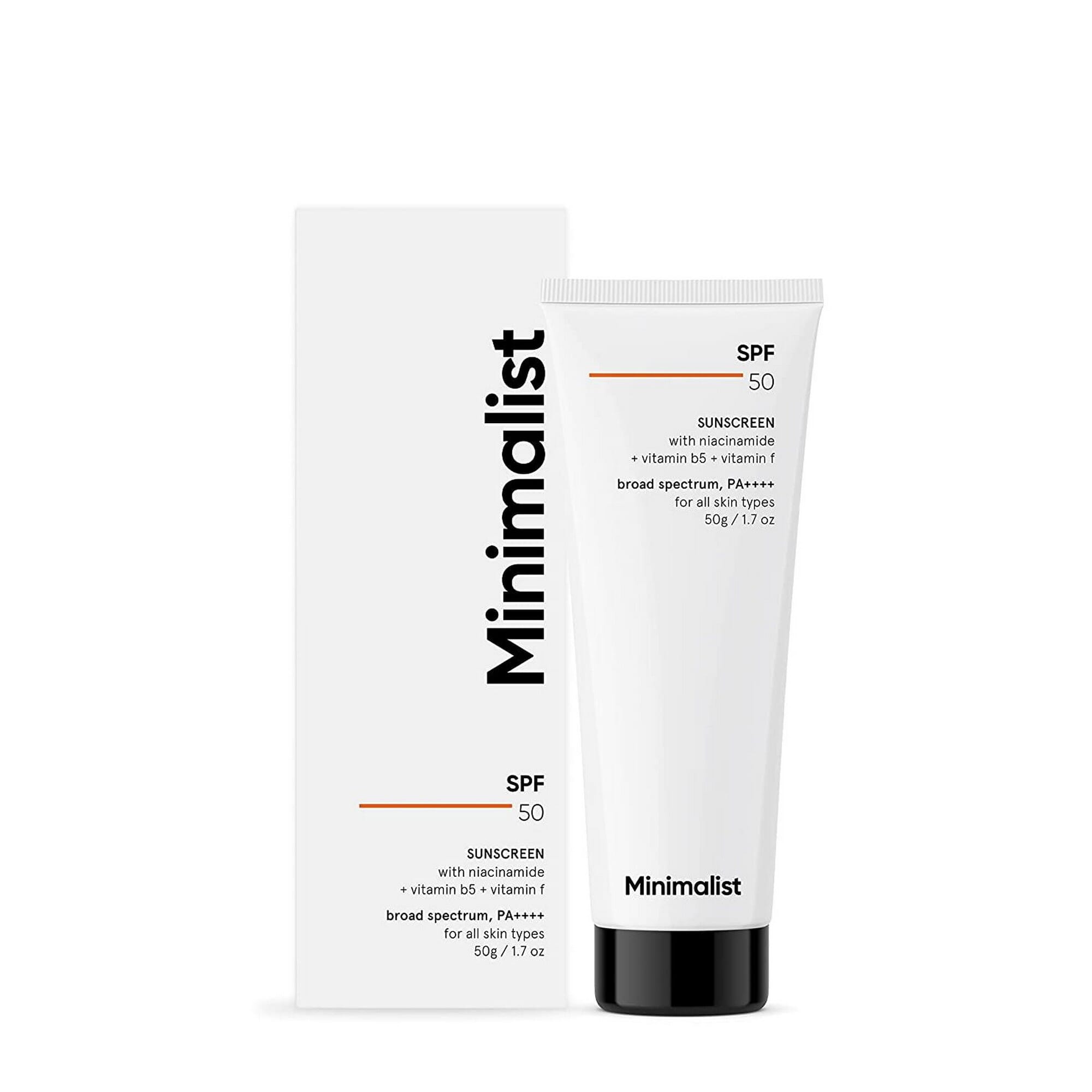 Minimalist Multi-Vitamin Sunscreen SPF50 PA++++ 50g