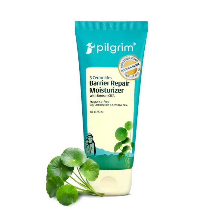 Pilgrim 5 Ceramides Face Moisturizer With Hyaluronic Acid & Korean CICA 100g