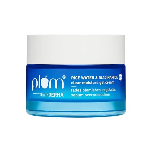 Plum 2% Niacinamide & Rice Water Super Light Gel Cream 50g