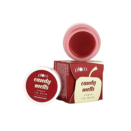 Plum Candy Melts Vegan Lip Balm Red Velvet Love 12g