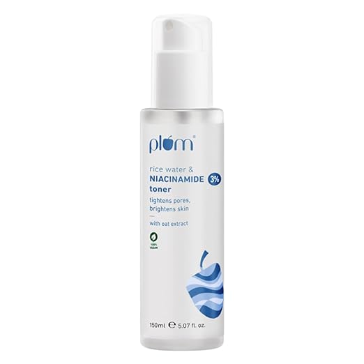 Plum 3% Niacinamide & Rice Water Face Toner 150ml