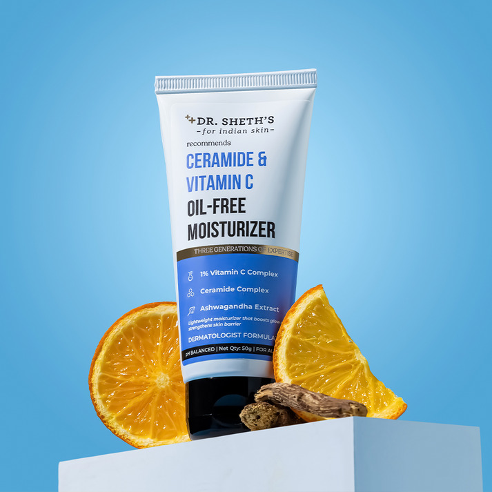 Dr. Sheth’s Ceramide & Vitamin C Oil-Free Moisturizer 50g
