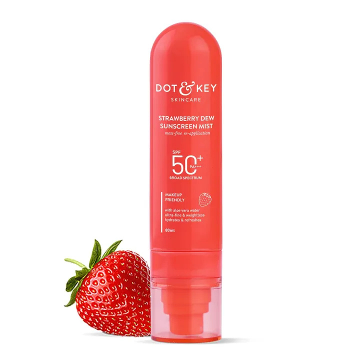 Dot & Key Strawberry Niacinamide Sunscreen Mist SPF50+ PA+++ 80ml
