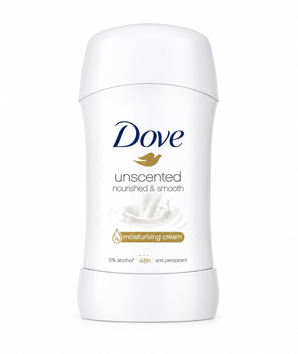 Dove Unscented Antiperspirant Deodorant Stick 40g