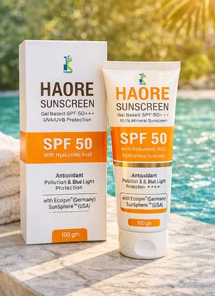 Haore Sunscreen Gel SPF 50 - 100gm