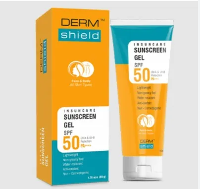 Derm Shield Insuncare Sunscreen Gel - 50gm