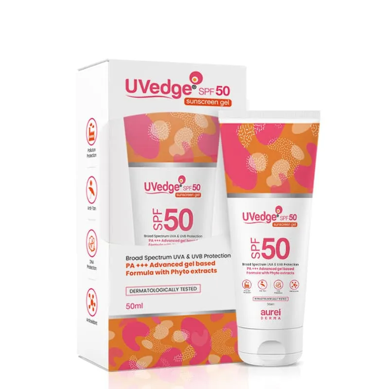 UVedge SPF50 Sunscreen Gel - 50ml
