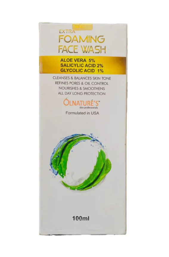 Olnatures Extra Foaming Face Wash - 100ml
