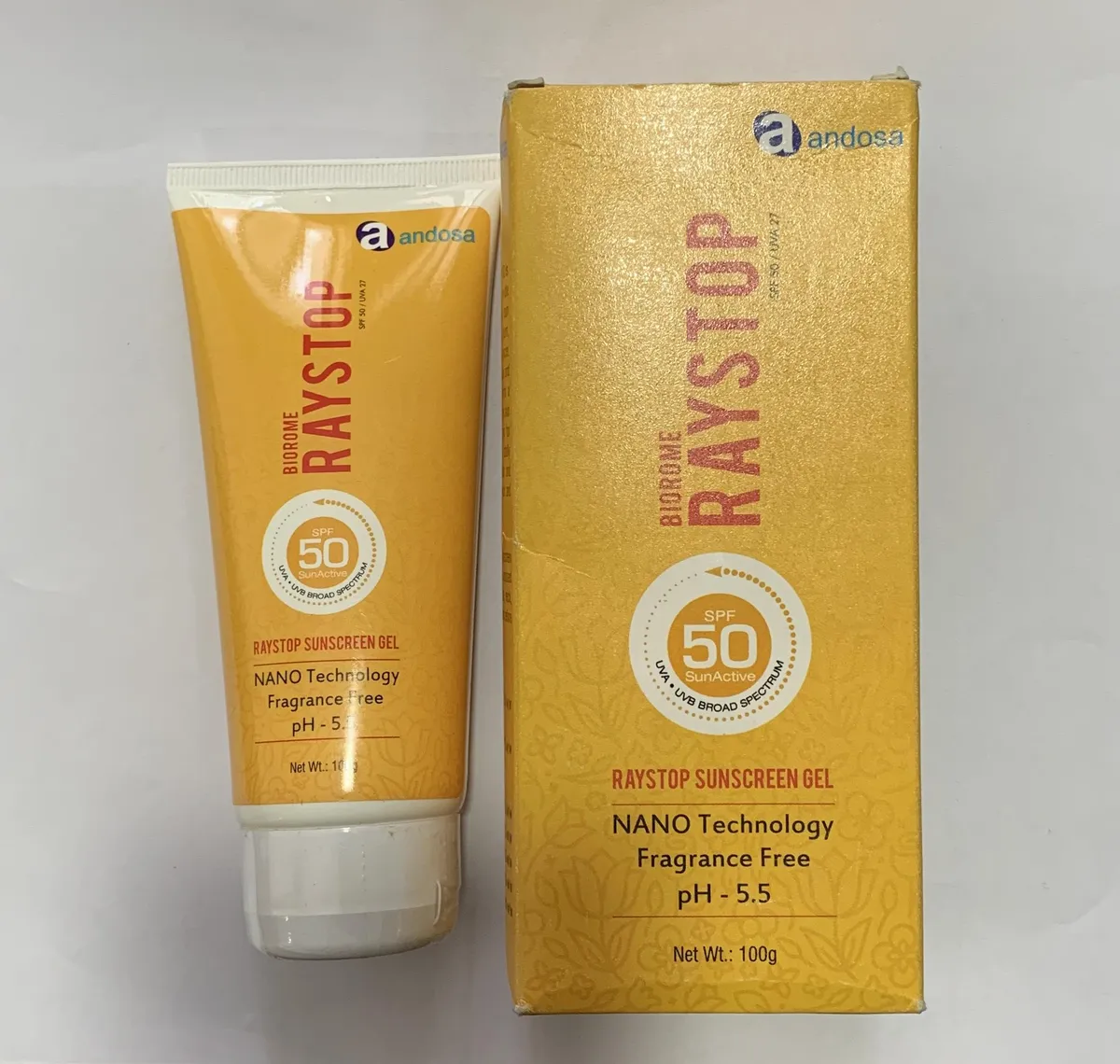 Raystop Suscreen Gel SPF 50 - 100Gm