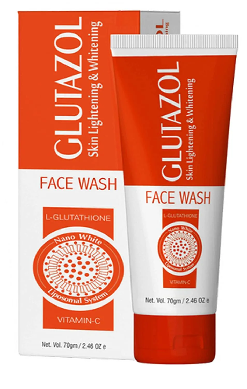 Glutazol Skin Lightening & Whitening Face Wash - 70gm