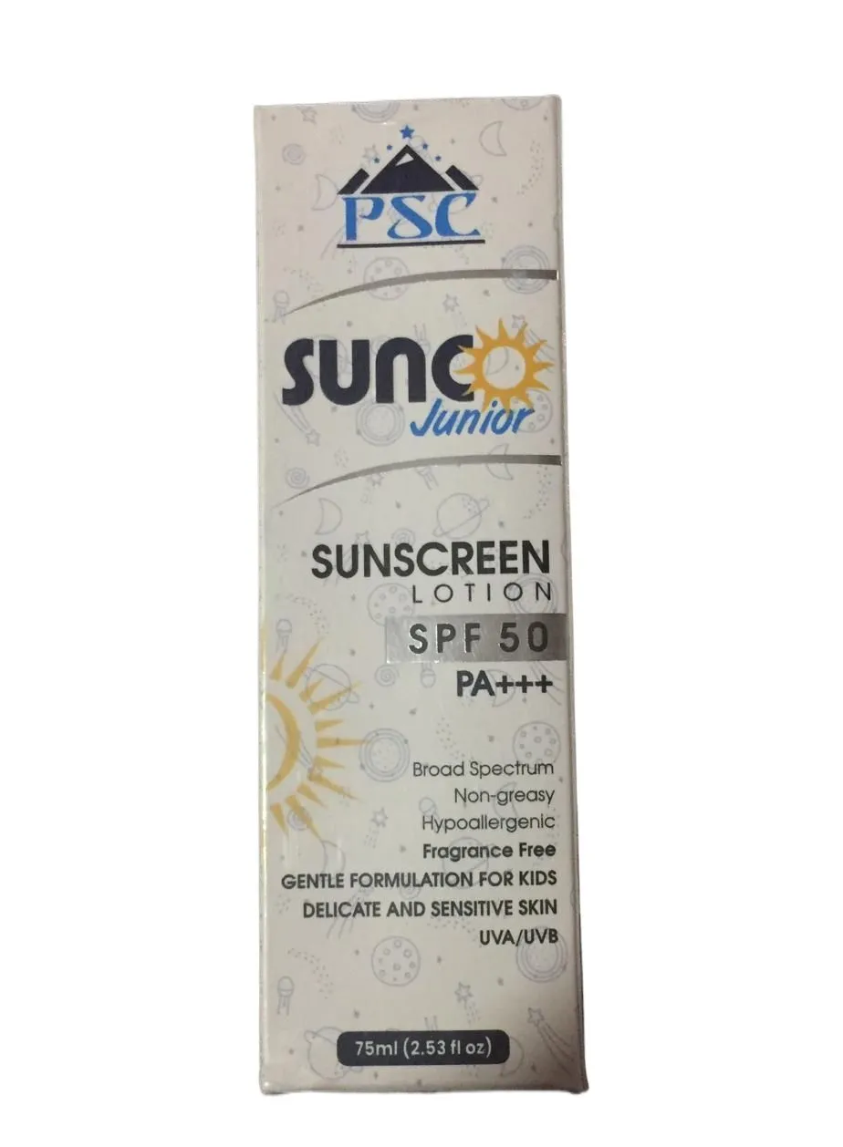 PSC Sunco Junior Sunscreen Lotion SPF 50 PA+++ - 75ml 