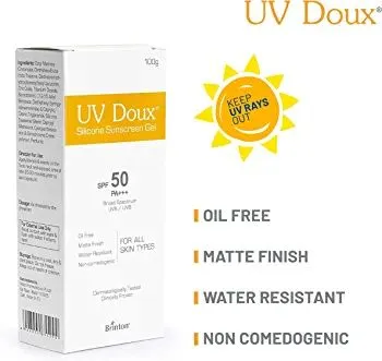 Uv Doux Silicone Sunscreen Gel Spf 50+ - 100G