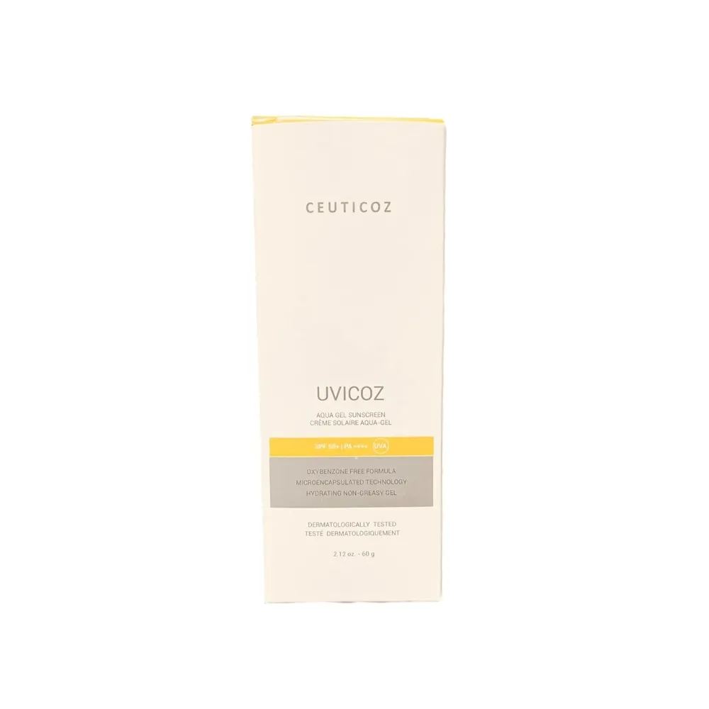 Uvicoz Aqua Gel Sunscreen SPF50+ PA++++ - 60gm