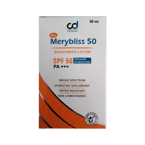 Merybliss Sunscreen SPF 50 Lotion - 50ml