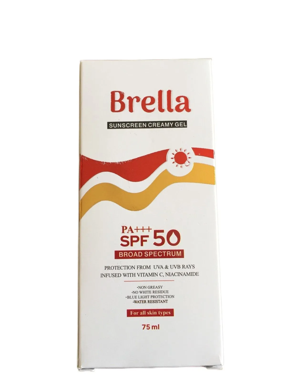 Brella Sunscreen Creamy Gel NSC SPF 50+++ - 75ml