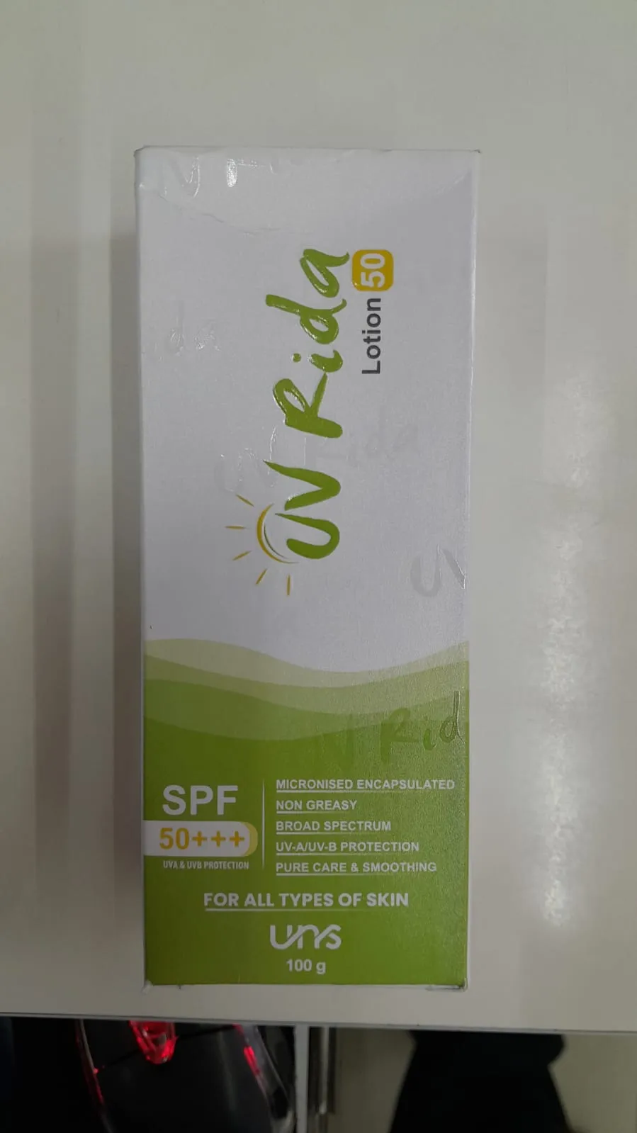 Uv Rida Spf 50 Lotion - 100 Gm