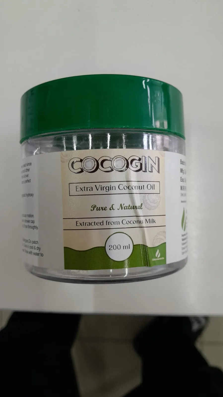 Cocogin Extra Virgin Coconut Oil - 200 Ml