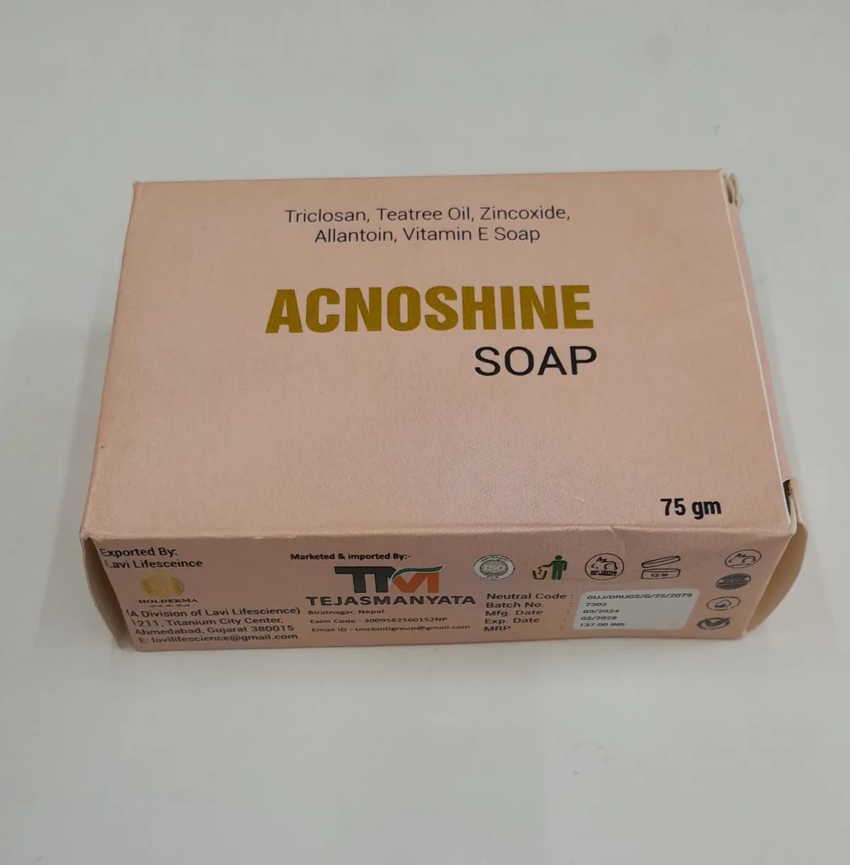 Acnoshine Soap - 75gm