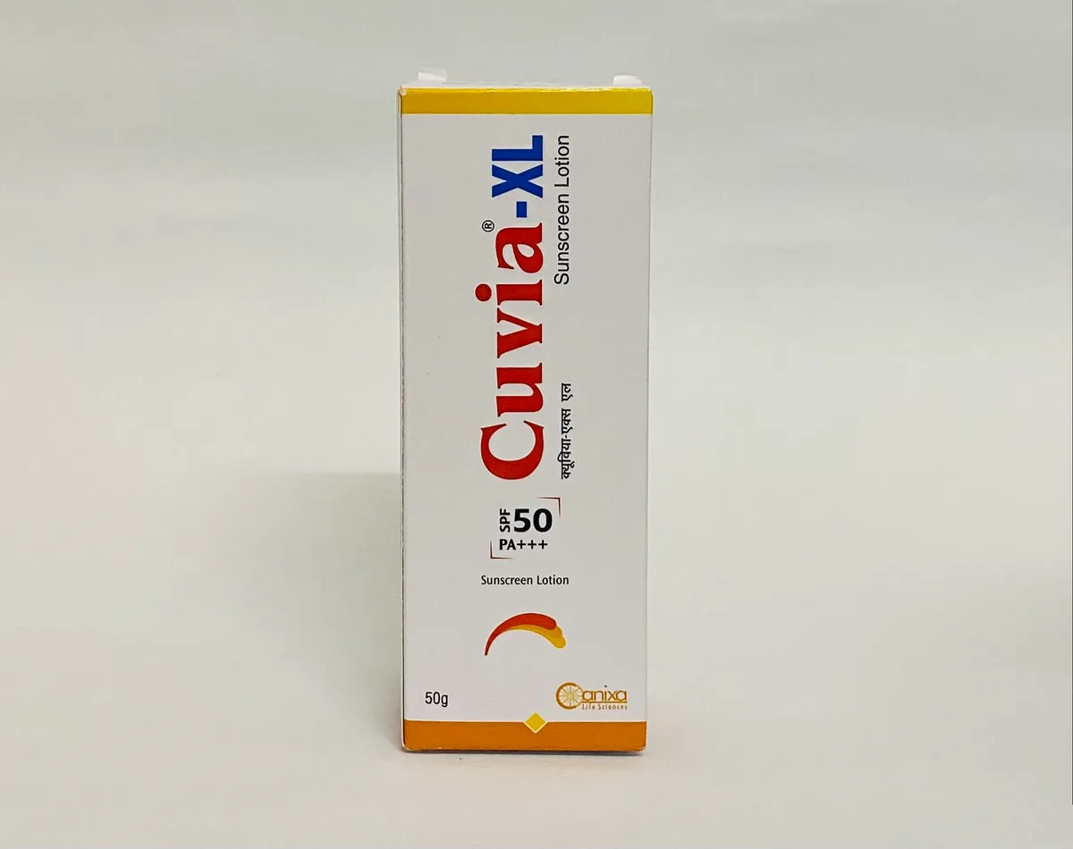 Cuvia-XL SPF 50 PA+++ Sunscreen Lotion for UVA & UVB Protection - 100g