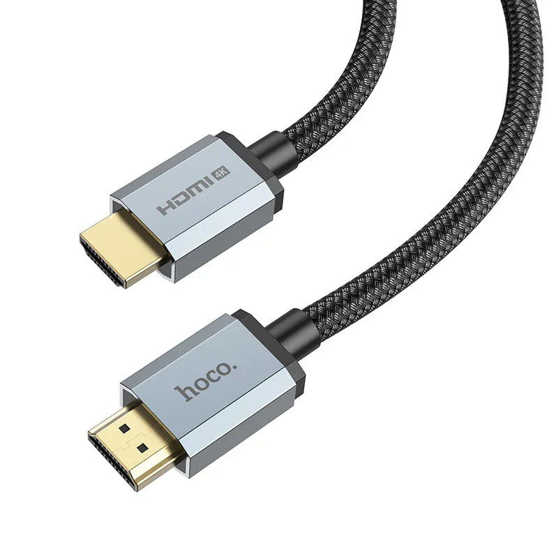 Hoco US03 HDTV 2.0 4K HD Data Cable 2M - Black
