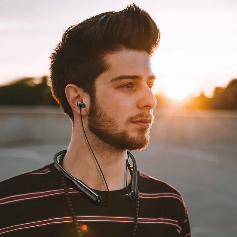 Hoco ES58 Sound Tide Wireless Earphones With Mic - Black