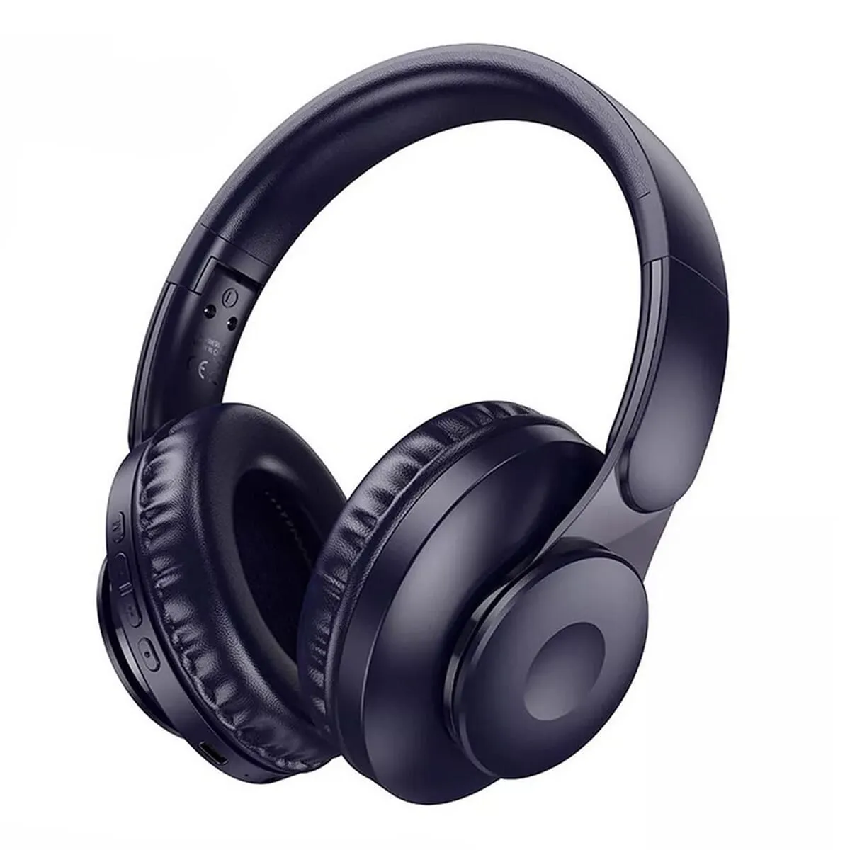 Hoco W45 Wireless Over Ear Headphones With Bluetooth And AUX - Black