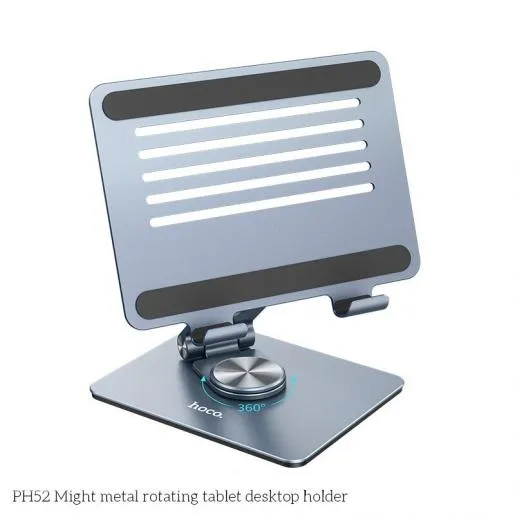 Hoco PH52 Aluminum Alloy Tablet Desktop Holder - Silver