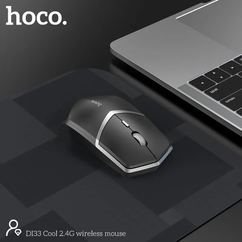 Hoco DL33 Wireless Mouse - Black