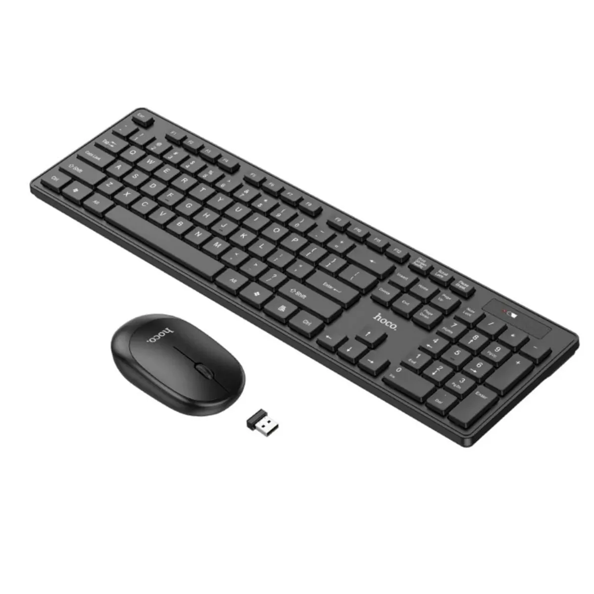 Hoco GM17 Wireless Keyboard And Mouse Set - Black