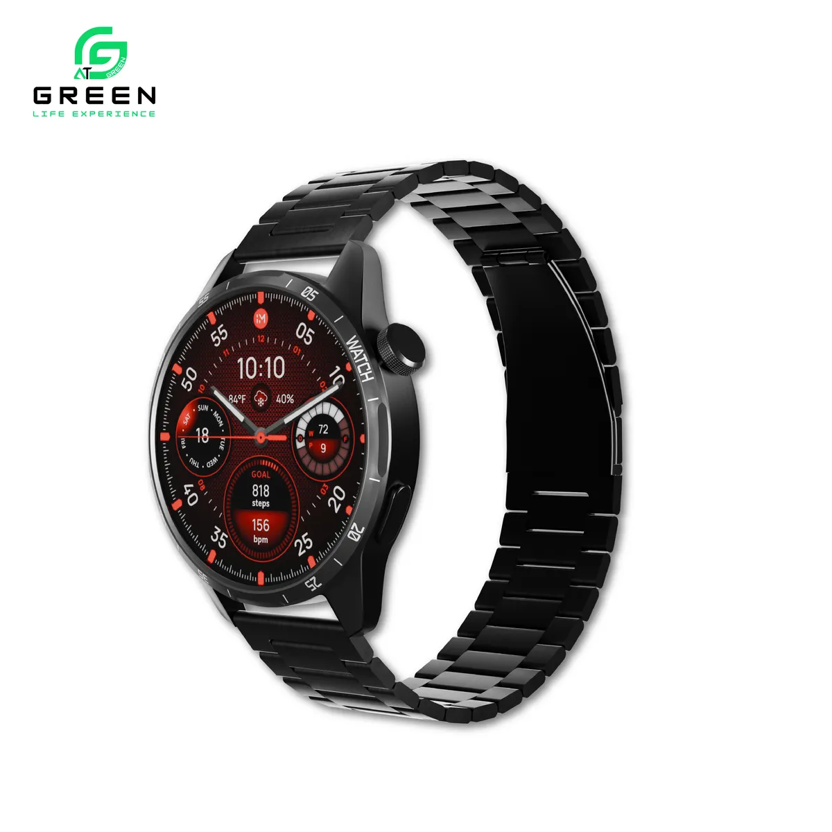 Green Orbit 2.0 AI Smartwatch With 1.43″ Super AMOLED Display, AI GPT, BT Calling, IP68, 123+ Sports Modes, BT 5.3 And 250mAh Battery