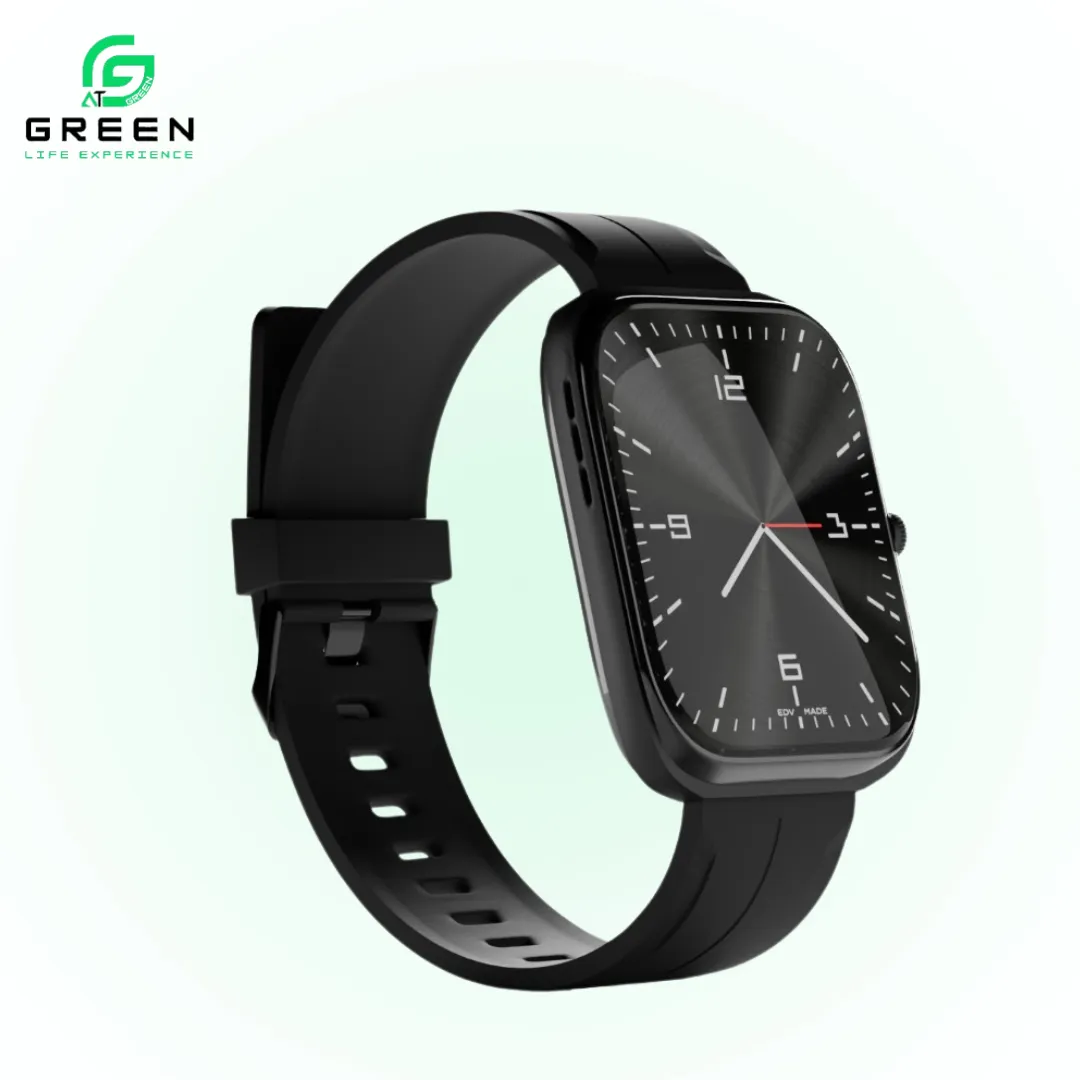 Green Vision Fit Smartwatch With 2.04″ Super AMOLED Display, Bluetooth Calling, IP68, 100+ Sports Modes, Nepali Language, BT 5.2 And 260mAh Battery