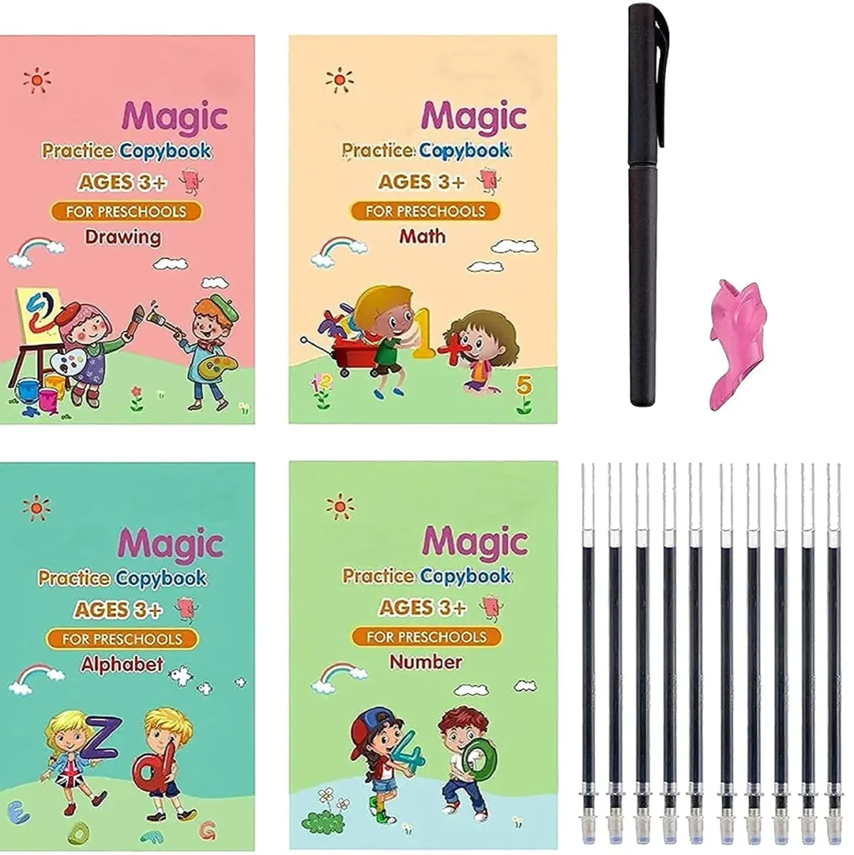 4-in-1 Magic Practice Book Set 