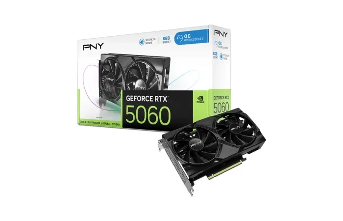 PNY GeForce RTX 5060 8GB Dual Fan Graphics Card