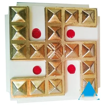 Acs Pyramid Swastik - Golden