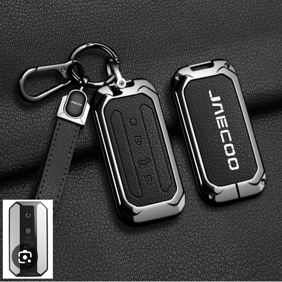 Jaecoo J5: Premium Metal Key Cover with Keyring (Random Color)