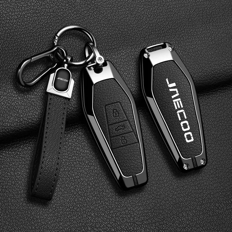 Jaecoo J6/J6T: Premium Metal Key Cover with Keyring (Random Color)