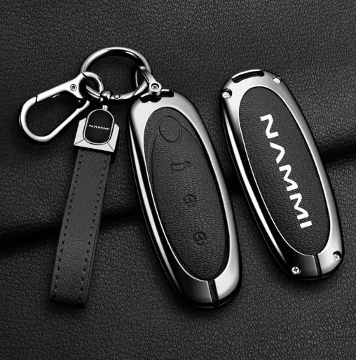 Nammi Box: Premium Metal Key Cover with Keyring (Random Color)