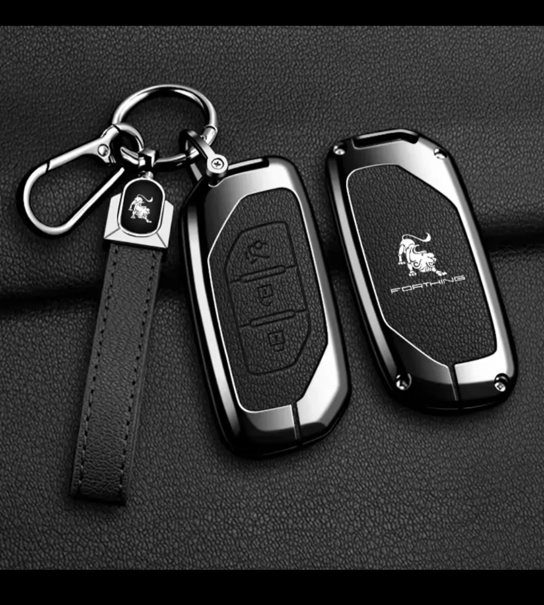 Forthing Friday Ev : Premium Metal Key Cover with Keyring (Random Color)
