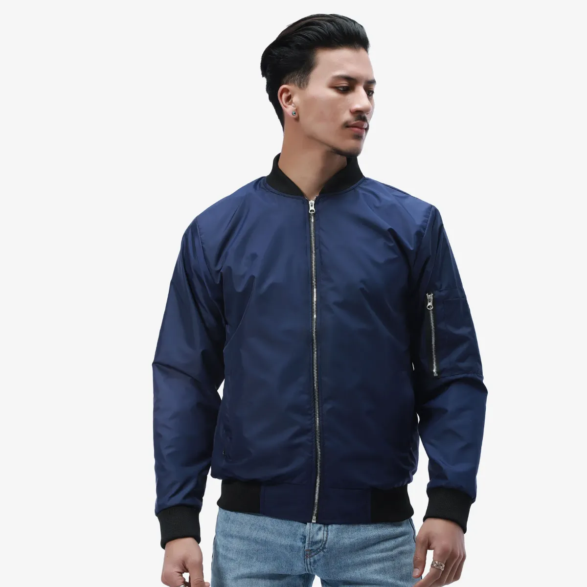 Summer Double Layer Bomber Windcheater Jacket For Men