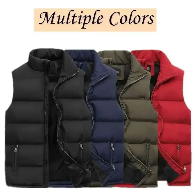 Pre-Winter Warm Windproof Half Sleeves Jacket For Men