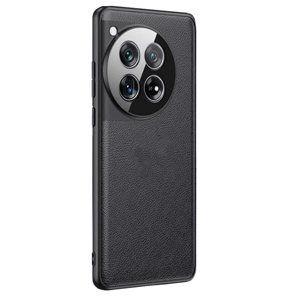 OnePlus 12R 5G X-Level PU Leather Slim Soft TPU Bumper Back Cover