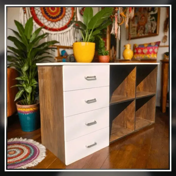 Rack And Roll Modern Home Office Storage -  Brown