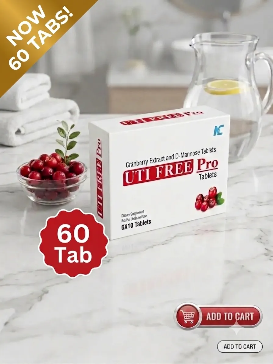 Utifree Pro Cranberry Extract 500 mg D-Mannose 600 mg - 60 Tab