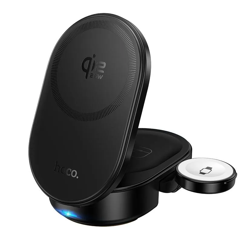 Hoco CQ23 Qi2.2 3 In 1 Magnetic Wireless Fast Charger