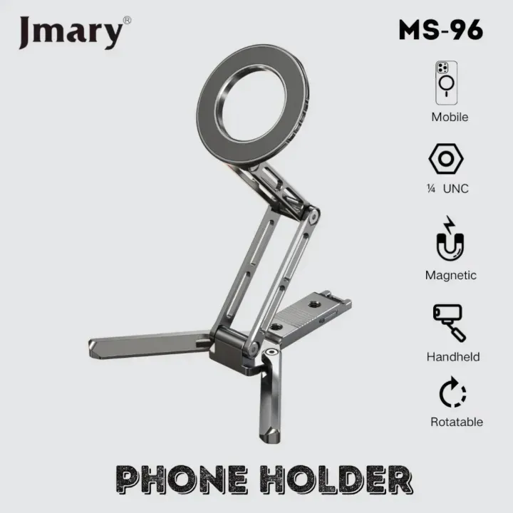 Jmary MS96 Magnetic Mini Tripod & MagSafe Phone Stand