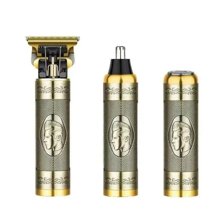 Waer Professional Mini Men’s Grooming Kit 3 In 1 Hair Trimmer Beard Shaver & Nose Trimmer