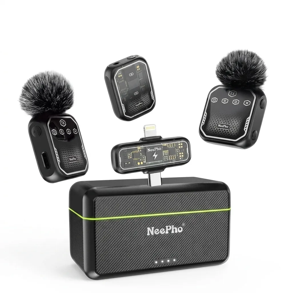 Neepho NP61 Wireless Microphone For Type-C iPhone & Camera