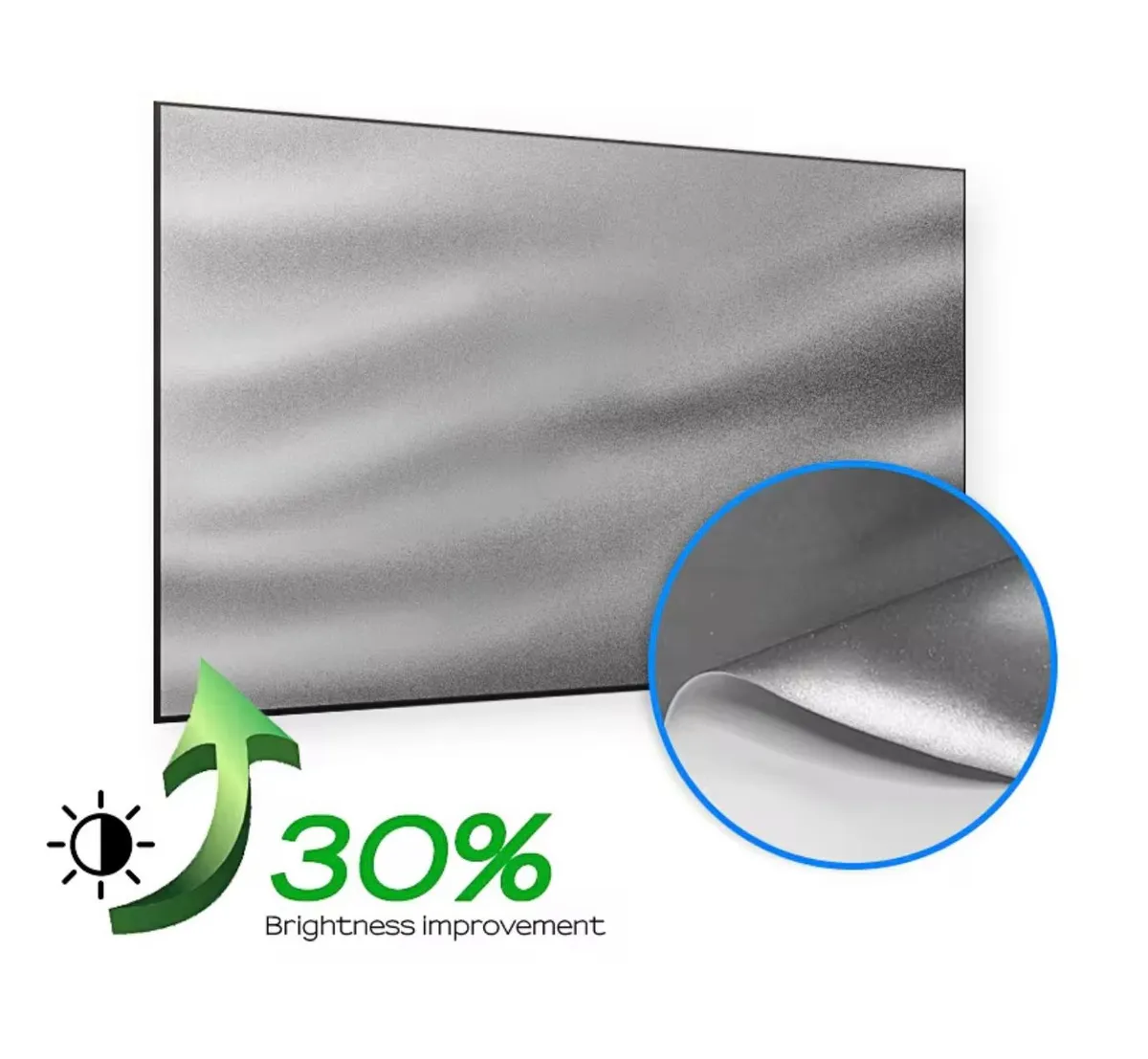 100 Inch Anti-Light Foldable Projector Screen 16:9 HD For Home, Office & Classroom